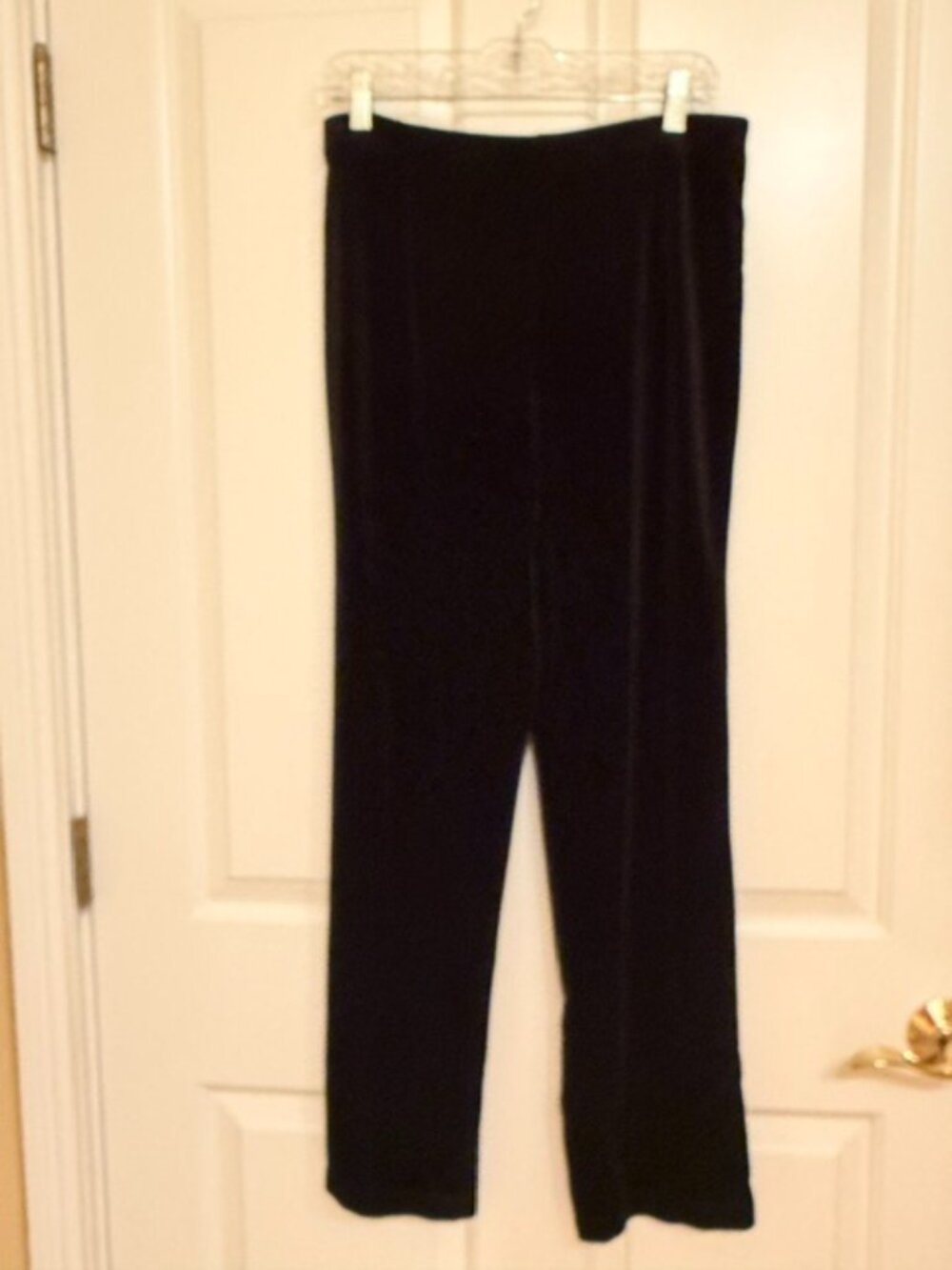 Elementz Black Velour Pull-On Pants Size S